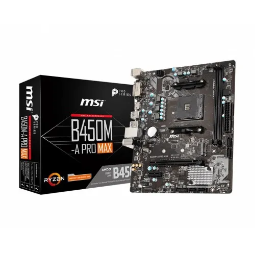 MSI B450M A PRO MAX AMD AM4 Motherboard